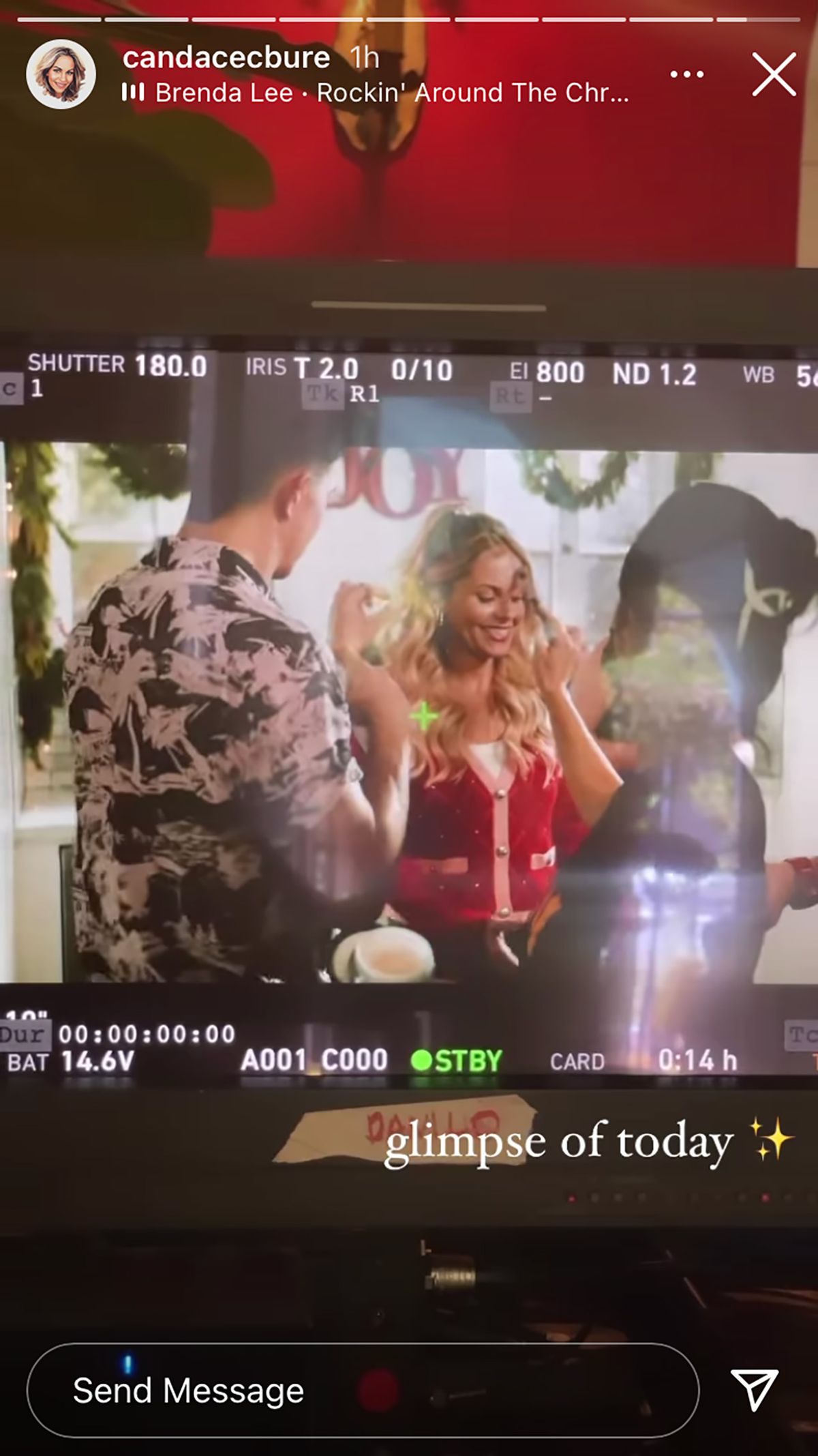 Candace Cameron Bure Dropped A Pic From Filming Her First Christmas   HBWMup6p54Fz6BKP3jh7w9 1200 80 