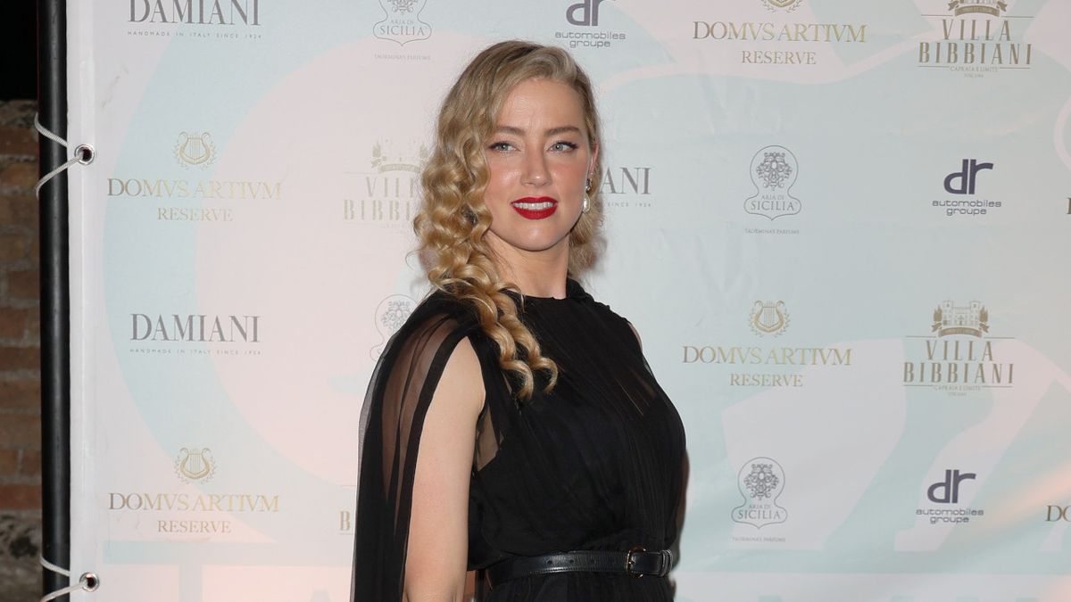 Amber Heard attends the 69th Taormina Film Festival on June 24, 2023 in Taormina, Italy.