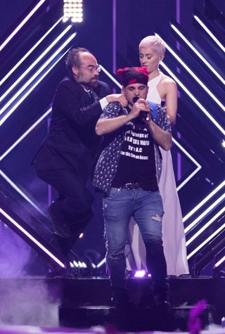 eurovision stage invader