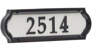 address sign