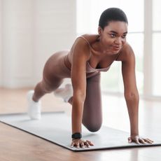 A woman trying the best Pilates moves for building muscle