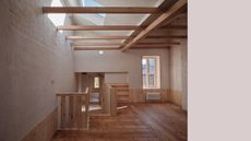 The open plan upper floor at artist’s space by Maich Swift in Hackney