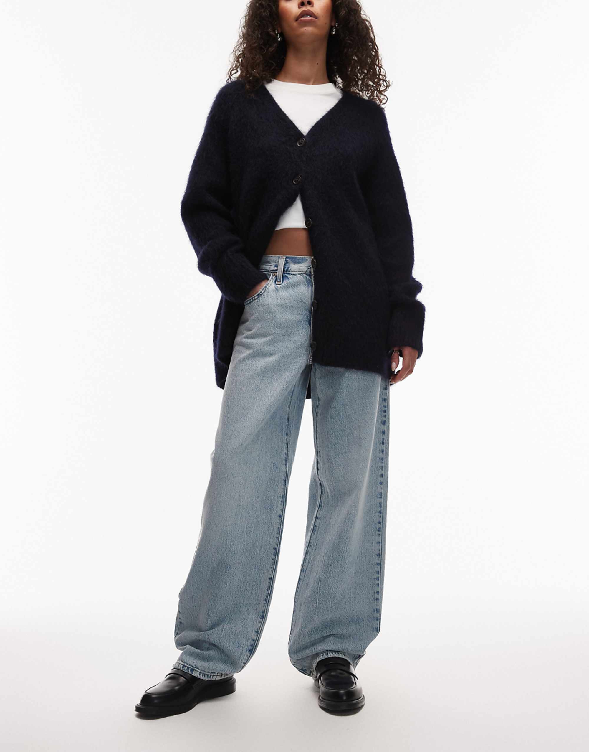 Levis Baggy Dad Jean in Light Blue