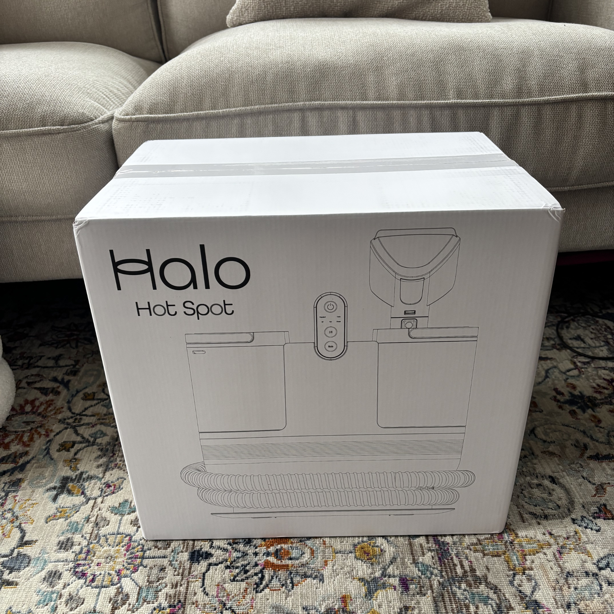 Halo HotSpot Heated Spot Washer unboxing
