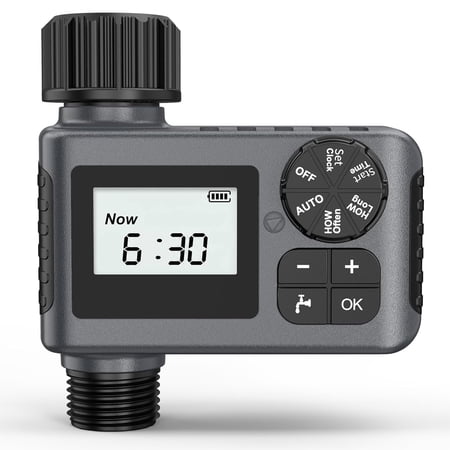 Hose Sprinkler Timer, Programmable Watering Timer With Rain Delay/manual/automatic Drip Irrigation System for Outdoor Garden Yard, 1 Outlet