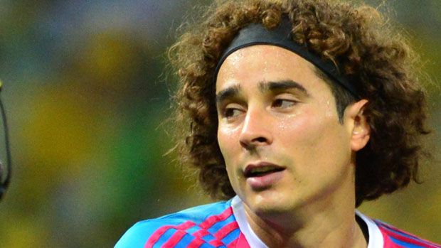 Mexico&amp;#039;s goalkeeper Guillermo Ochoa 