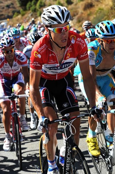 Sylvain Chavanel (Quick Step) couldn't keep his red jersey in San Lorenzo de El Escorial