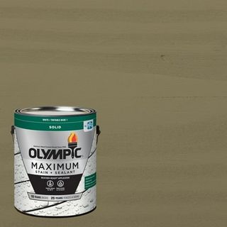 Olympic Maximum 1 Gal Sc-1027 Drift Solid Color Exterior Stain and Sealant in One