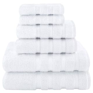 stack of white towels