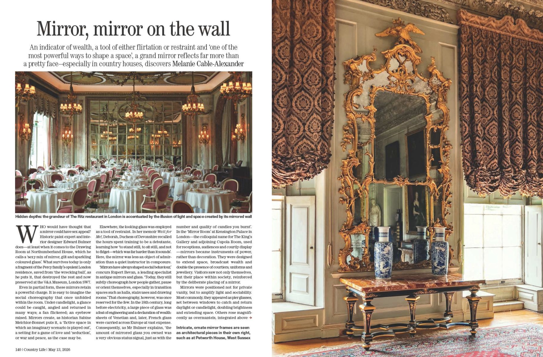 Spreads from Country Life 13 May 2026