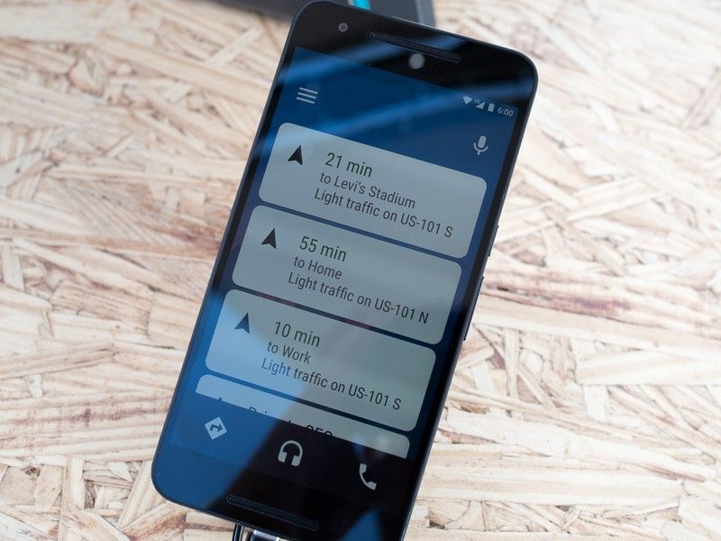 Android Auto on the phone