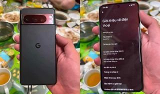 Google Pixel 8 Pro front and back in black