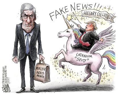 Political cartoon U.S. Manafort Russia investigation