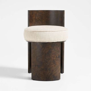 Coquette Burl Wood Accent Chair