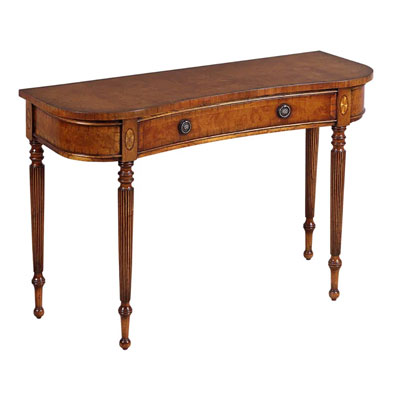 solid wood antique style console table