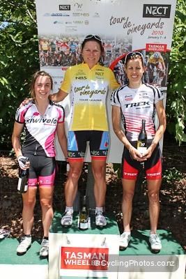 Womens podium, L to R Kate Chilcott, Karen Fulton, Cath Cheatley.