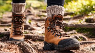 how to care for leather hiking boots: leather hiking boots