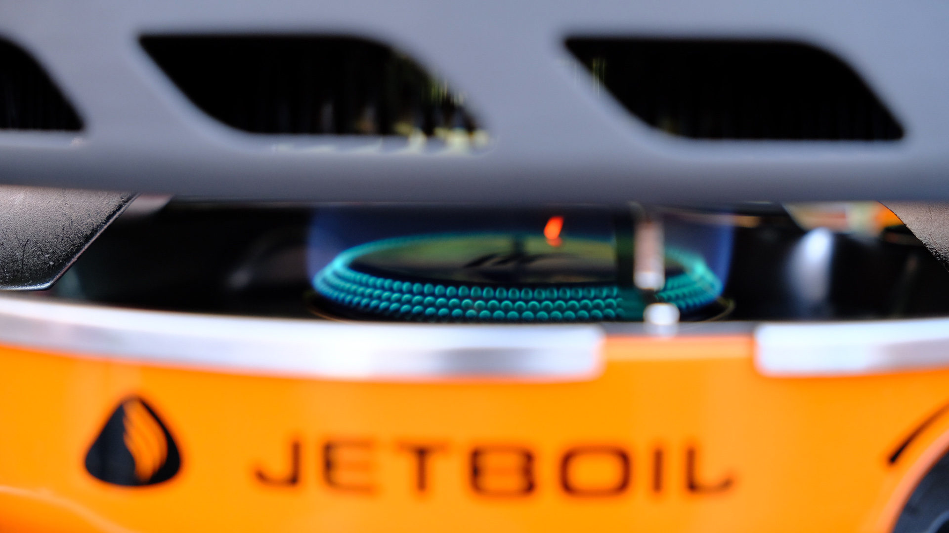 Jetboil Genesis Basecamp Stove in use