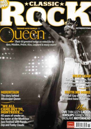 The cover of Classic Rock issue 98 featuring Queen’s Freddie Mercury