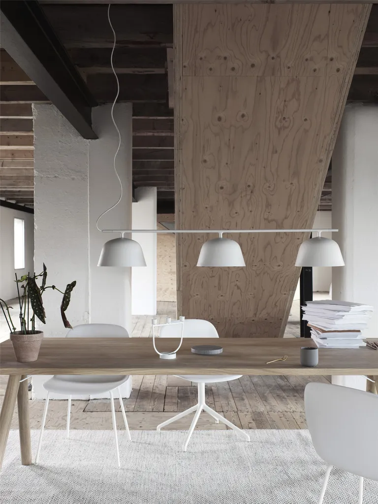 pendant light in home office
