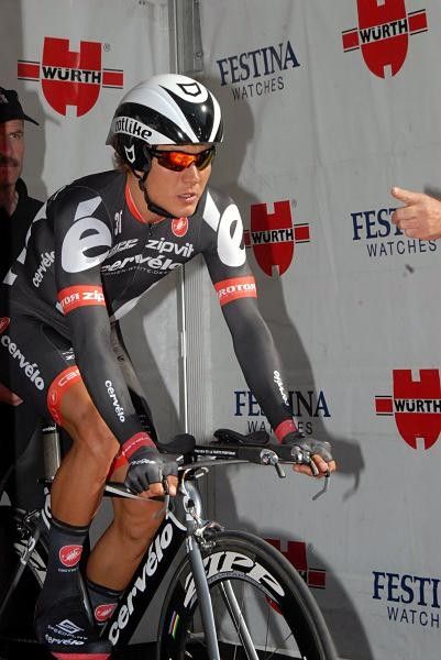 Cerv&eacute;lo's star rider Heinrich Haussler looks in extremely good condition.