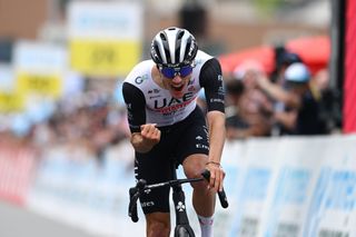 Tour de Suisse 2023 stage 5 winner Juan Ayuso (UAE Team Emirates) 