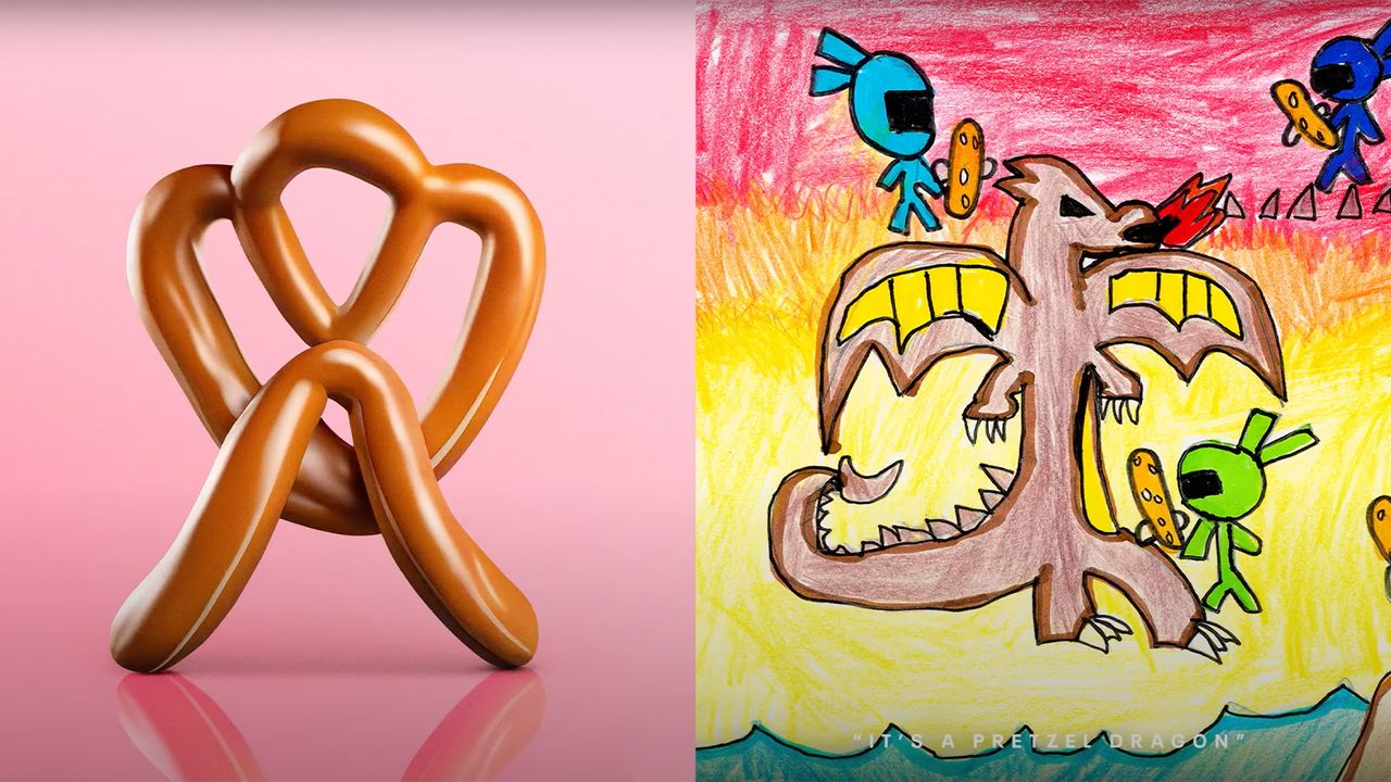 Ai image vs kids drawing