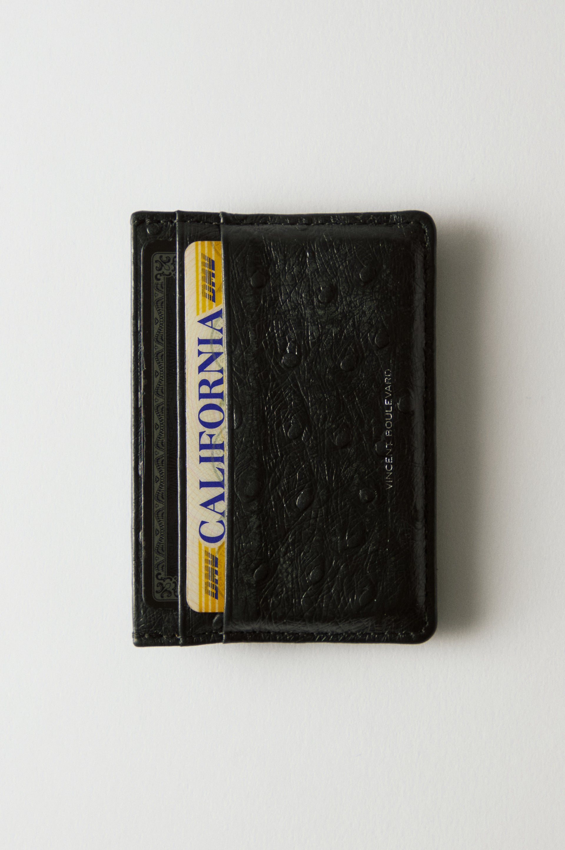 Card Holder in Ostrich