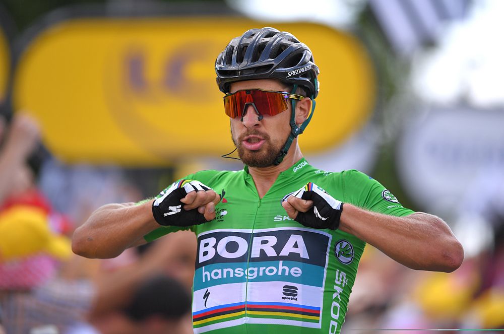 Peter Sagan (Bora-Hansgrohe) wins stage 5 at the Tour de France