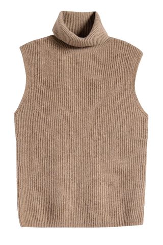 Faye Sleeveless Turtleneck Sweater