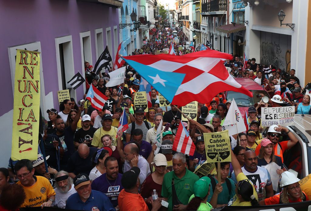 Puerto Rico protests.