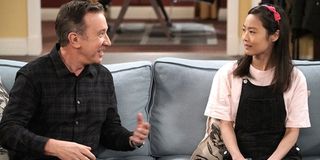 Tim Allen as Mike Baxter and Krista Marie Yu as Jen on Last Man Standing on Fox