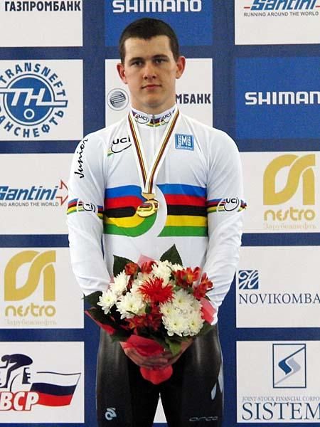 Junior sprinter Sam Webster won three golds in Moscow.