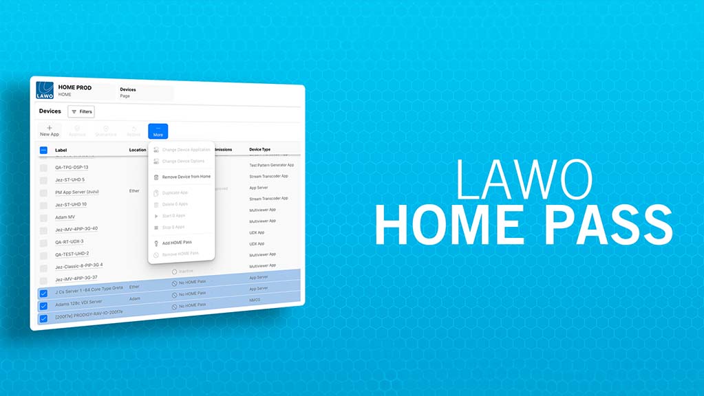 Lawo HOME Pass