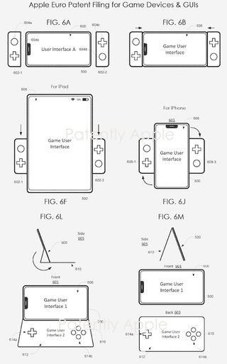 Apple Controller Patent Drawings