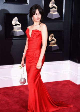 Camilla Cabello attending the Grammy Awards in 2018