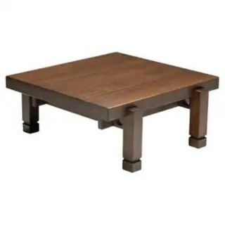 wooden square coffee table