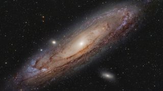 The andromeda galaxy is the nearest galaxy to the Milky Way.