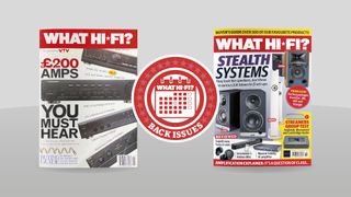 What Hi-Fi? covers, February 1997 and November 2023