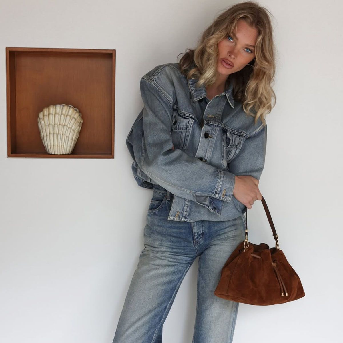 The Simple and Trend-Forward Denim Outfit That Requires No Effort at All