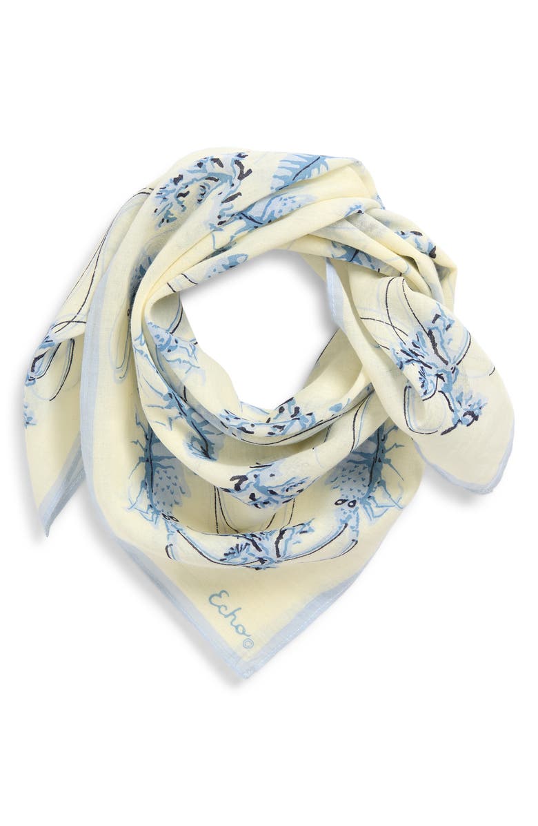 Shrimp Boat Cotton Scarf