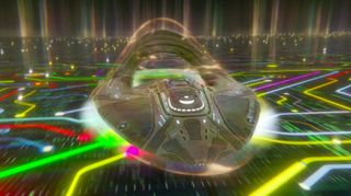 Interdimensional travel offers creative ideas, like two-dimensional space seen in Season 1 of "The Orville"