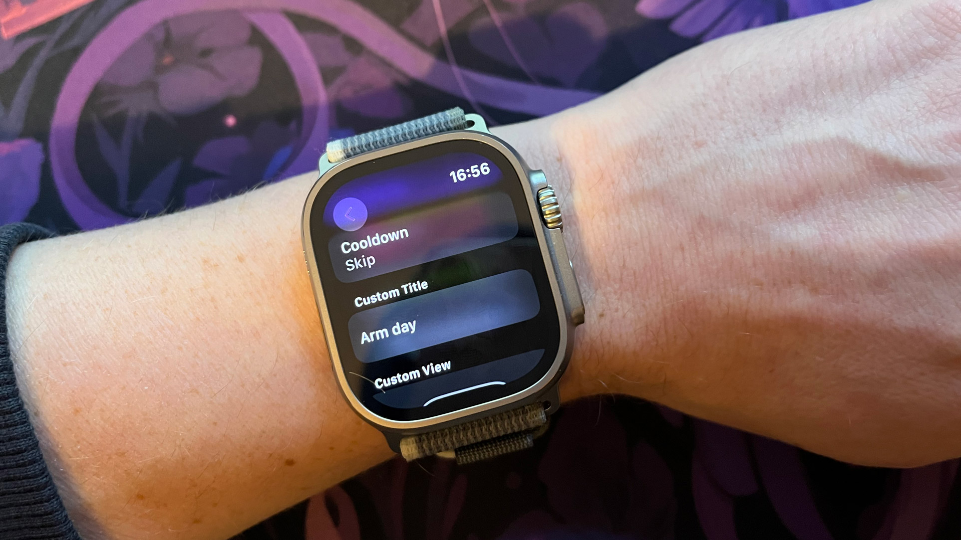 Apple Watch Ultra 2 using traditional strength training