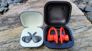 The Beats Fit Pro facing off against the Beats Powerbeats Pro