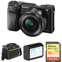 Sony A6000 + 16-50mm lens bundle: $548