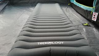 Trekology UL80 camping mat in a tent