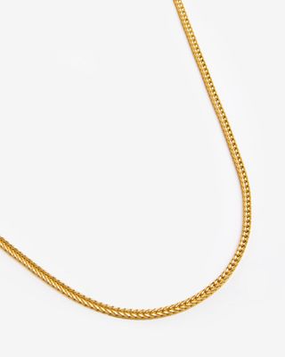 Gold Knit Necklace