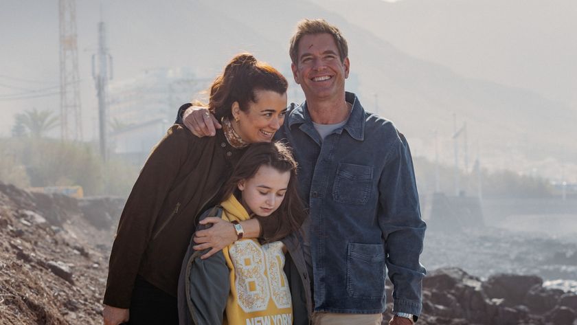 Cote de Pablo and Michael Weatherly with their on screen child in Tony &amp; Ziva