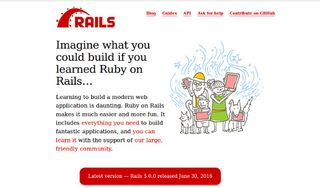 A major new release of Ruby on Rails