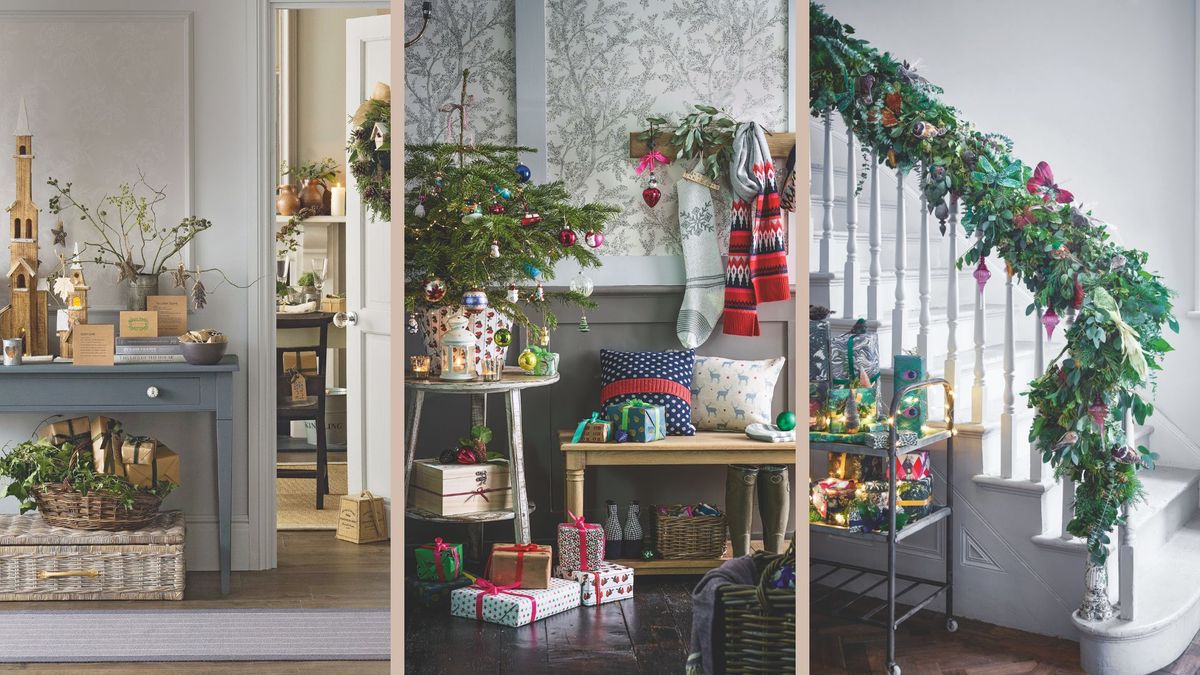 Comment aménager un couloir prêt pour les invités de Noël, selon un styliste d'intérieur